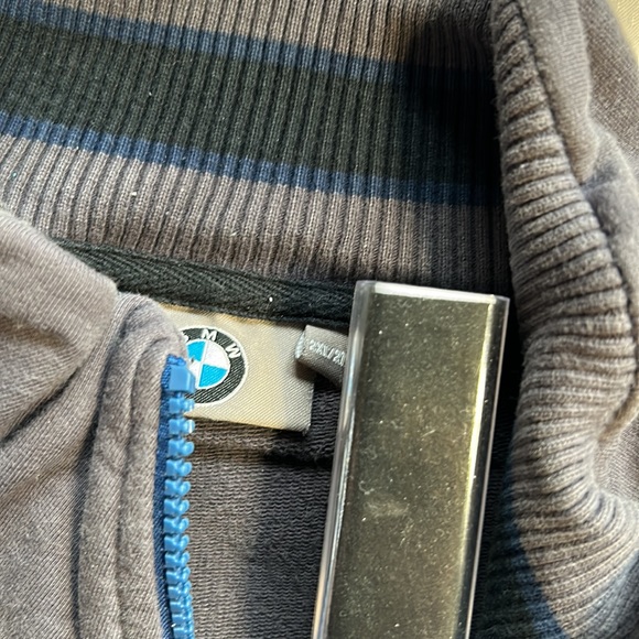 Y2K BMW Sweatshirt Full Zip Sweater Motorsports 2XL Employee Racing M3 - Picture 3 of 7